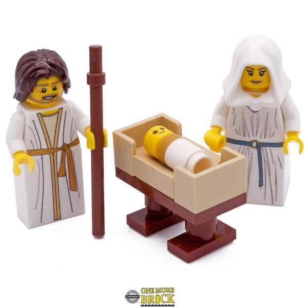 LEGO Mary Jesus Minifigures Nativity – One More Brick LTD