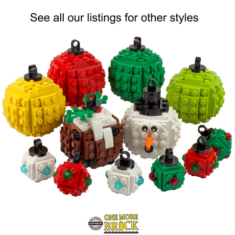 Lego Bauble - Red