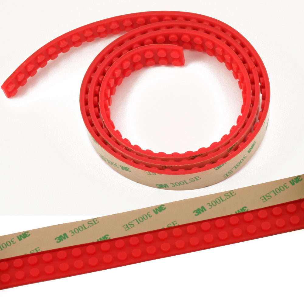 Block Tape - Lego Compatible - 1m Strips - 3M sticky back flexible sil –  One More Brick LTD