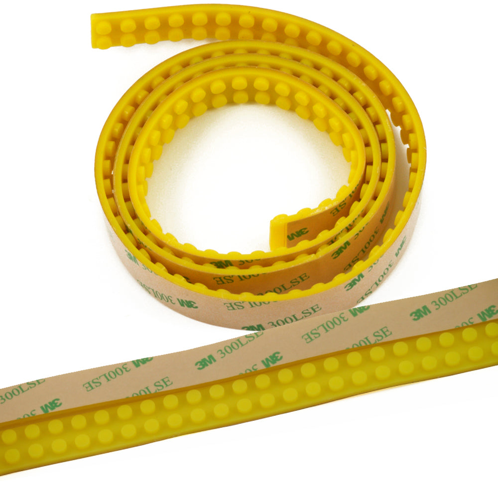 Block Tape - Lego Compatible - 1m Strips - 3M sticky back flexible